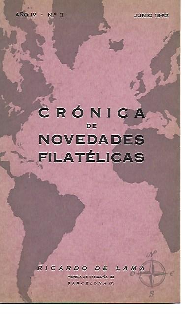 LAMINA 36689: Cronica de Novedades Filatelicas, julio 1962
