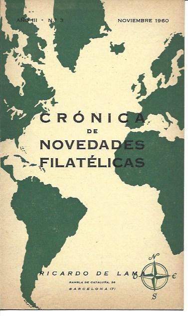 LAMINA 36670: Cronica de Novedades Filatelicas, noviembre 1960