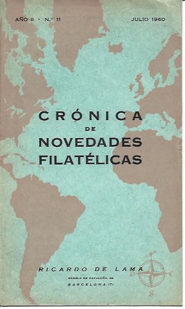 LAMINA 36667: Cronica de Novedades Filatelicas, julio 1960