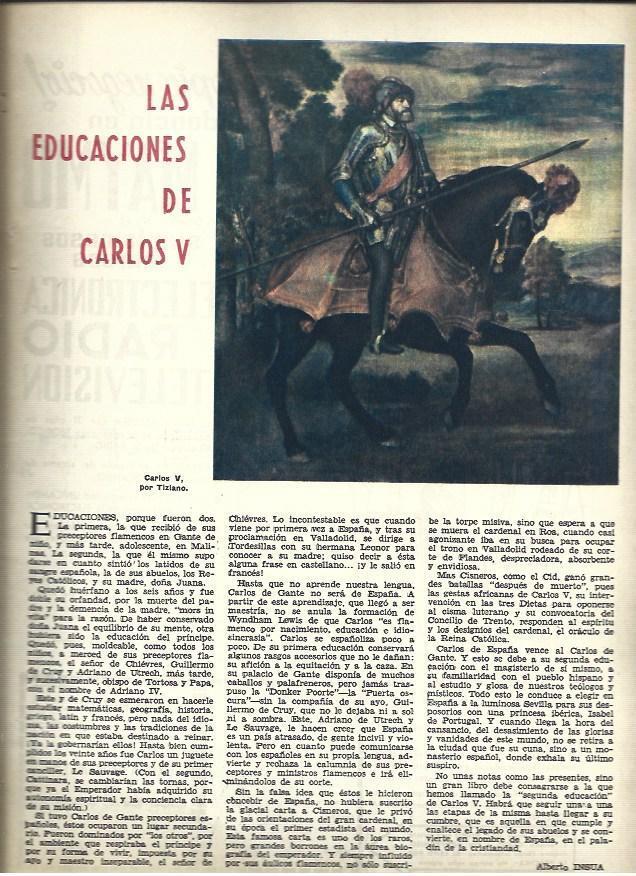 LAMINA 36660: Carlos V por Tiziano