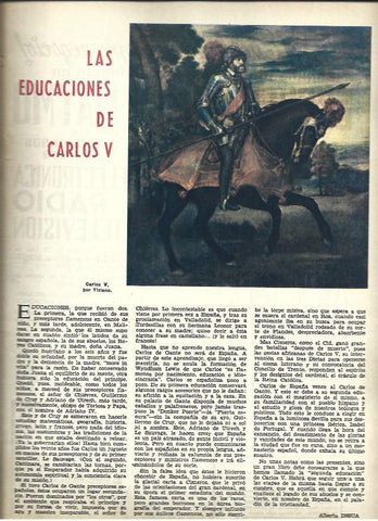 LAMINA 36660: Carlos V por Tiziano