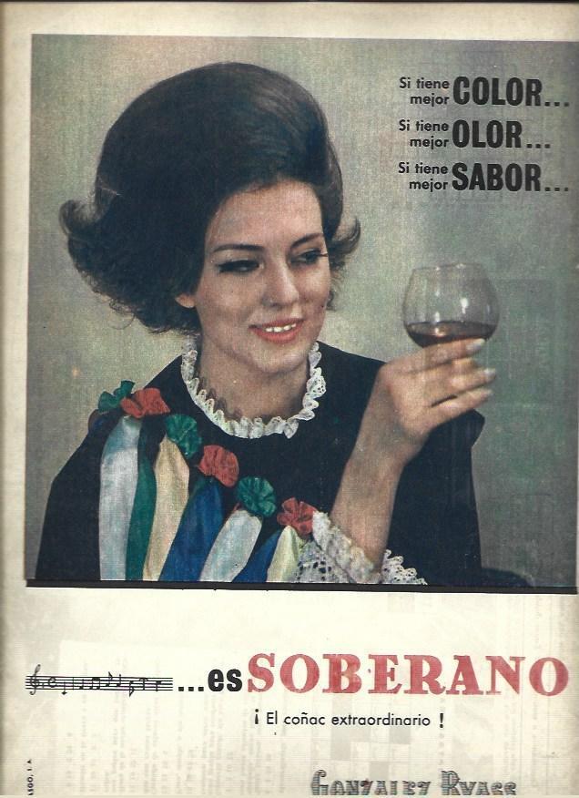 LAMINA 36661: Publicidad de Soberano de Gonzalez Byass