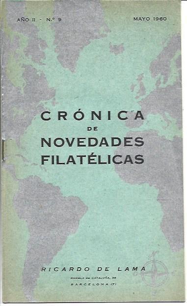 LAMINA 36665: Cronica de Novedades Filatelicas, Mayo 1960