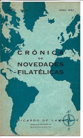 LAMINA 36666: Cronica de Novedades Filatelicas, junio 1960