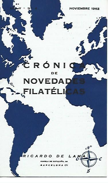 LAMINA 36692: Cronica de Novedades Filatelicas, noviembre 1962