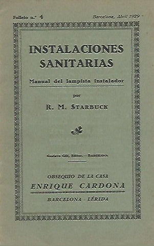 LAMINA 36718: Folleto 4. Instalaciones Sanitarias. Manual del lampista instalador