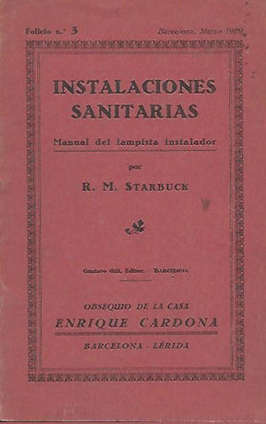 LAMINA 36719: Folleto 3. Instalaciones Sanitarias. Manual del lampista instalador