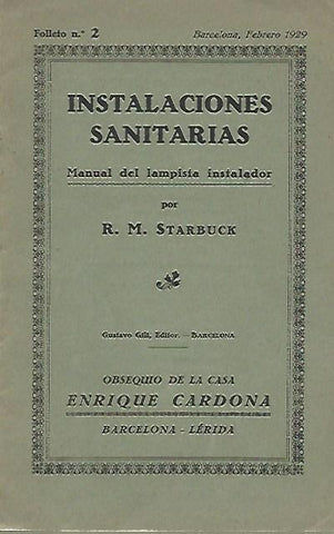 LAMINA 36720: Folleto 2. Instalaciones Sanitarias. Manual del lampista instalador
