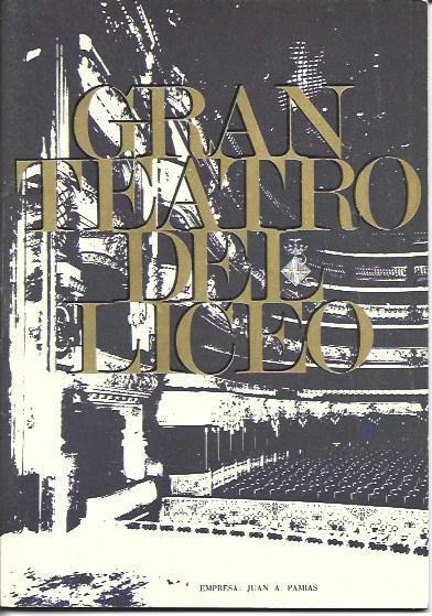 LAMINA 36722: Gran Teatre del Liceu, libro temporada invierno 1968-69