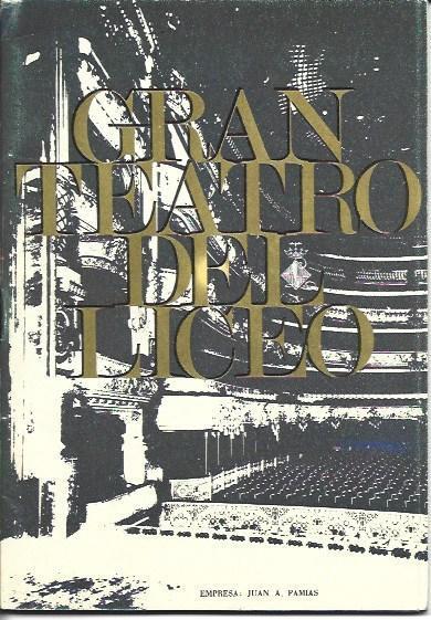 LAMINA 36723: Programa Liceu temporada invierno 1968-69