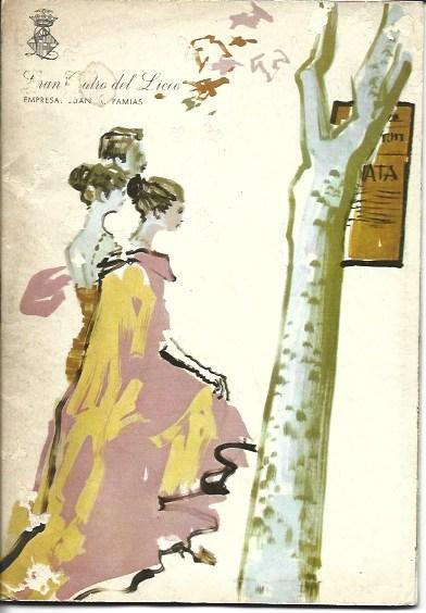 LAMINA 36724: Programa Liceu temporada opera 1967-68