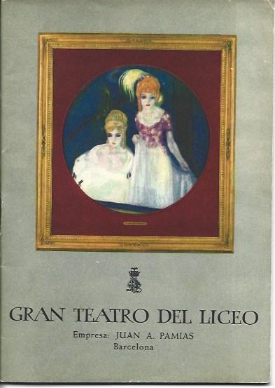 LAMINA 36726: Programa Liceu temporada opera 1959-60