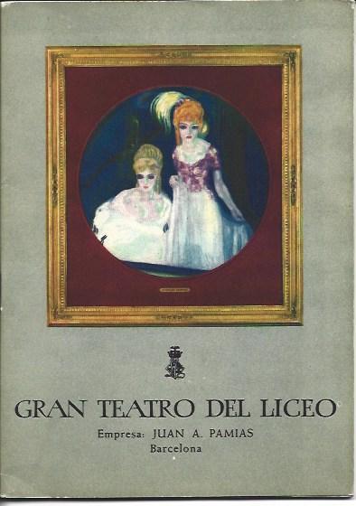 LAMINA 36733: Programa Liceu temporada opera invierno 1959-60