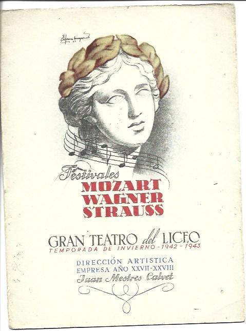 LAMINA 36739: Programa Festivales en el Liceu, invierno 1942-43