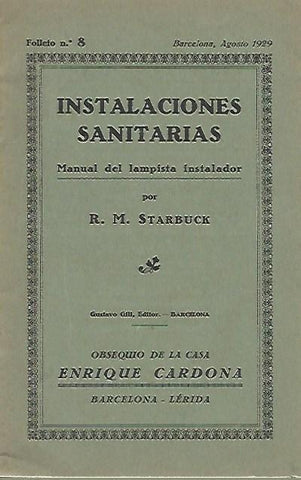 LAMINA 36715: Folleto 8. Instalaciones Sanitarias. Manual del lampista instalador