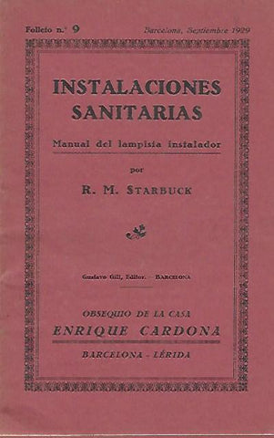 LAMINA 36714: Folleto 9. Instalaciones Sanitarias. Manual del lampista instalador