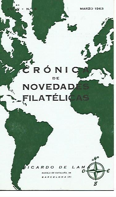 LAMINA 36696: Cronica de Novedades Filatelicas, marzo 1963