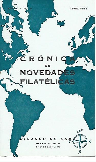 LAMINA 36697: Cronica de Novedades Filatelicas, abril 1963