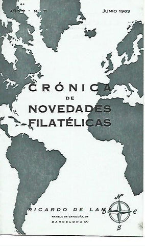 LAMINA 36699: Cronica de Novedades Filatelicas, junio 1963