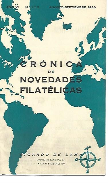 LAMINA 36701: Cronica de Novedades Filatelicas, agosto-septiembre 1963
