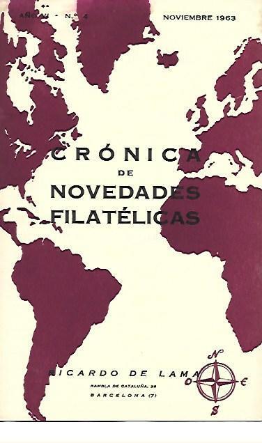 LAMINA 36703: Cronica de Novedades Filatelicas, noviembre 1963