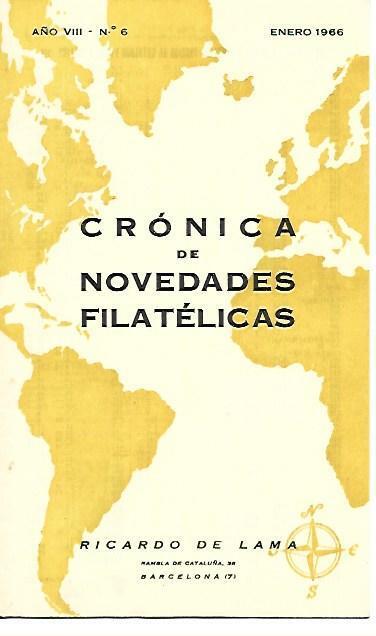 LAMINA 36705: Cronica de Novedades Filatelicas, enero 1966