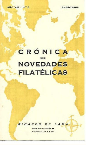LAMINA 36705: Cronica de Novedades Filatelicas, enero 1966