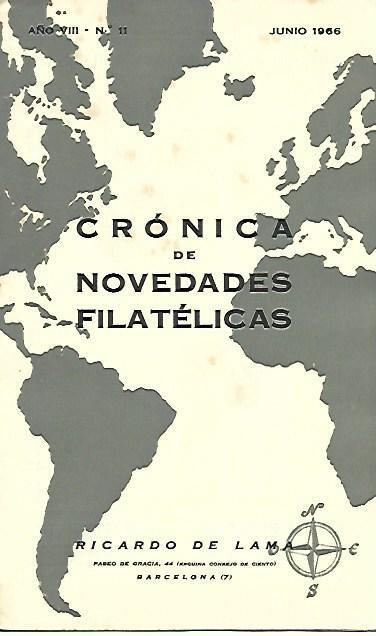 LAMINA 36708: Cronica de Novedades Filatelicas, junio 1966
