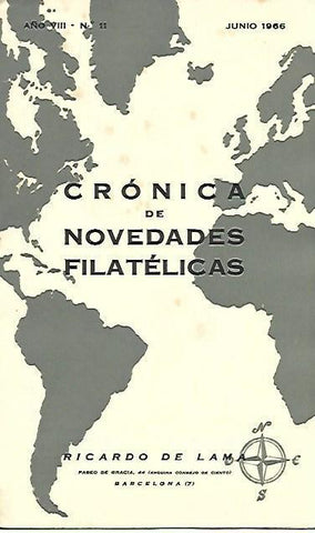 LAMINA 36708: Cronica de Novedades Filatelicas, junio 1966