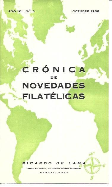 LAMINA 36709: Cronica de Novedades Filatelicas, octubre 1966