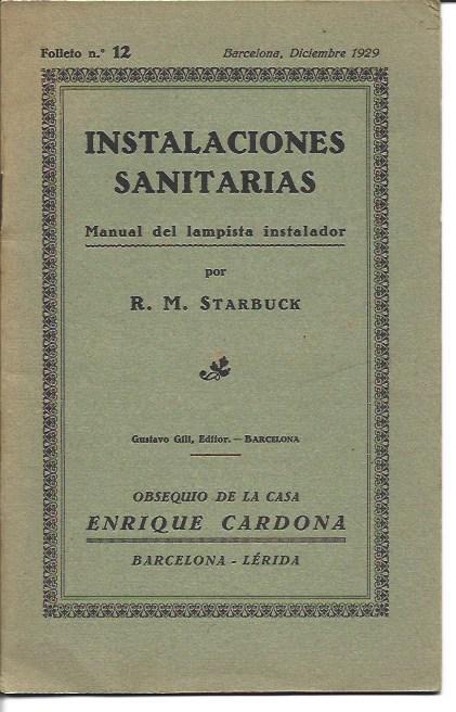 LAMINA 36711: Folleto 12. Instalaciones Sanitarias. Manual del lampista instalador