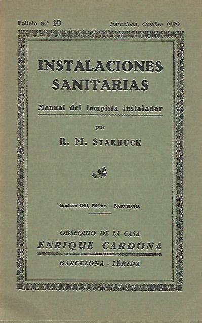 LAMINA 36713: Folleto 10. Instalaciones Sanitarias. Manual del lampista instalador
