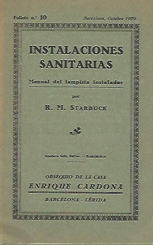 LAMINA 36713: Folleto 10. Instalaciones Sanitarias. Manual del lampista instalador