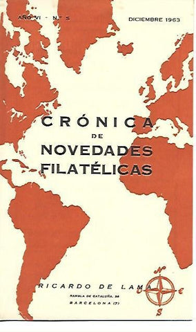LAMINA 36704: Cronica de Novedades Filatelicas, diciembre 1963