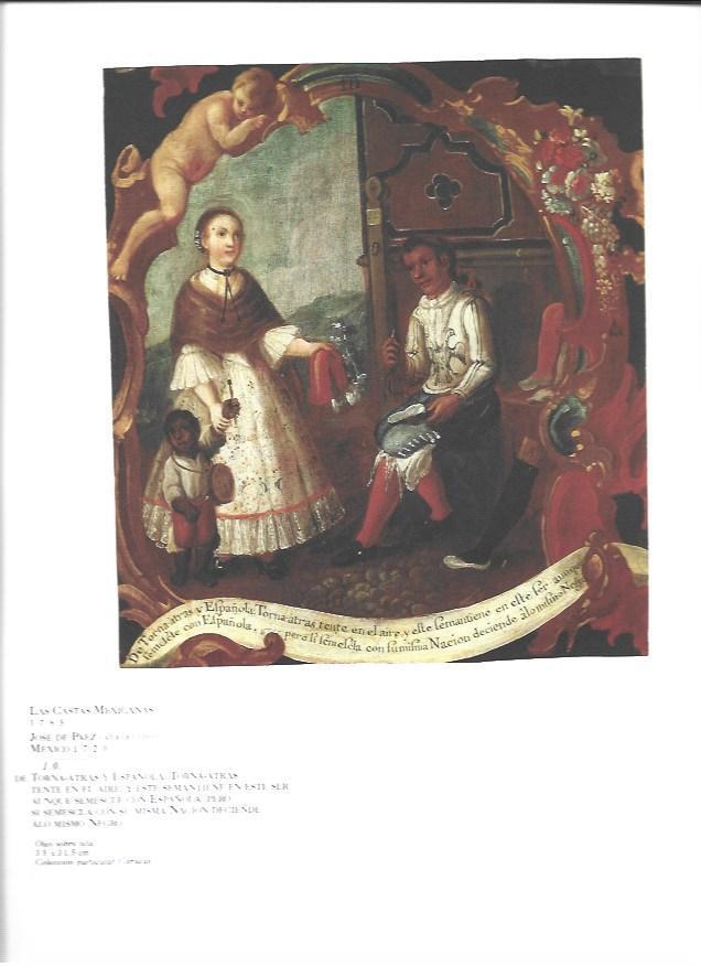 LAMINA 36579: Las castas mexicanas: de torna-atrás y española