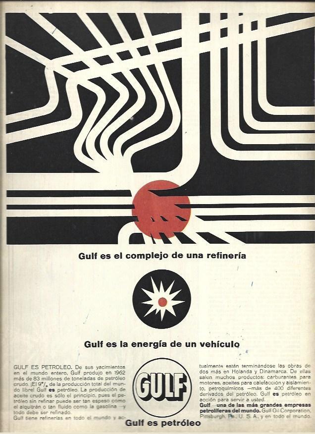 LAMINA 36590: Publicidad de petroleo Gulf