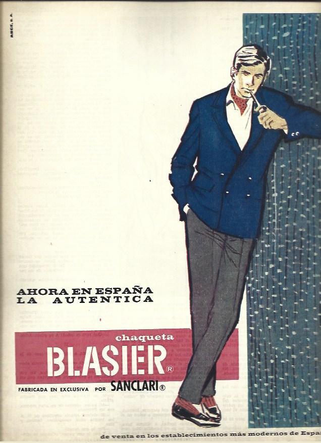 LAMINA 36593: Publicidad de Blasier por Sanclari