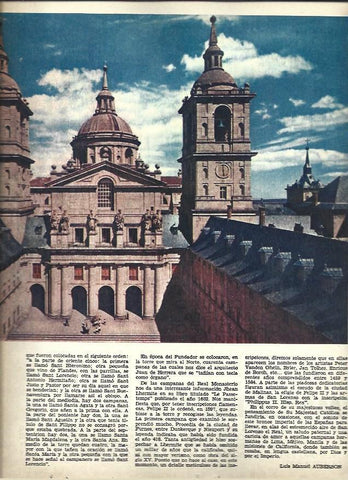 LAMINA 36596: Fachada de San Lorenzo de El Escorial