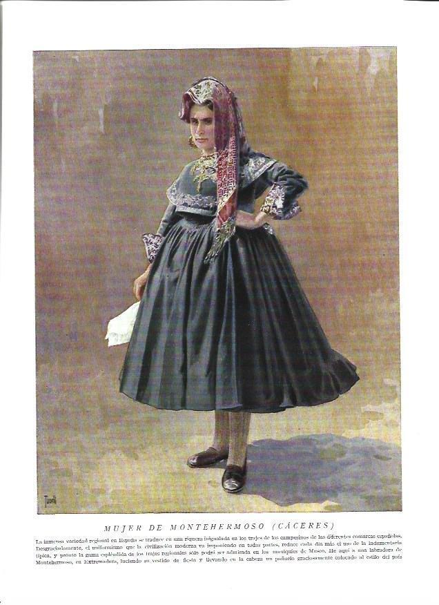 LAMINA 36555: Mujer de Montehermoso, Caceres