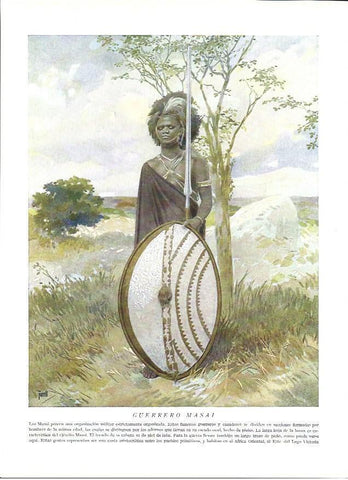 LAMINA 36557: Guerrero Masai