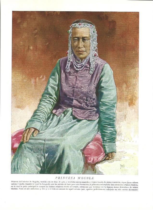 LAMINA 36565: Princesa mogola