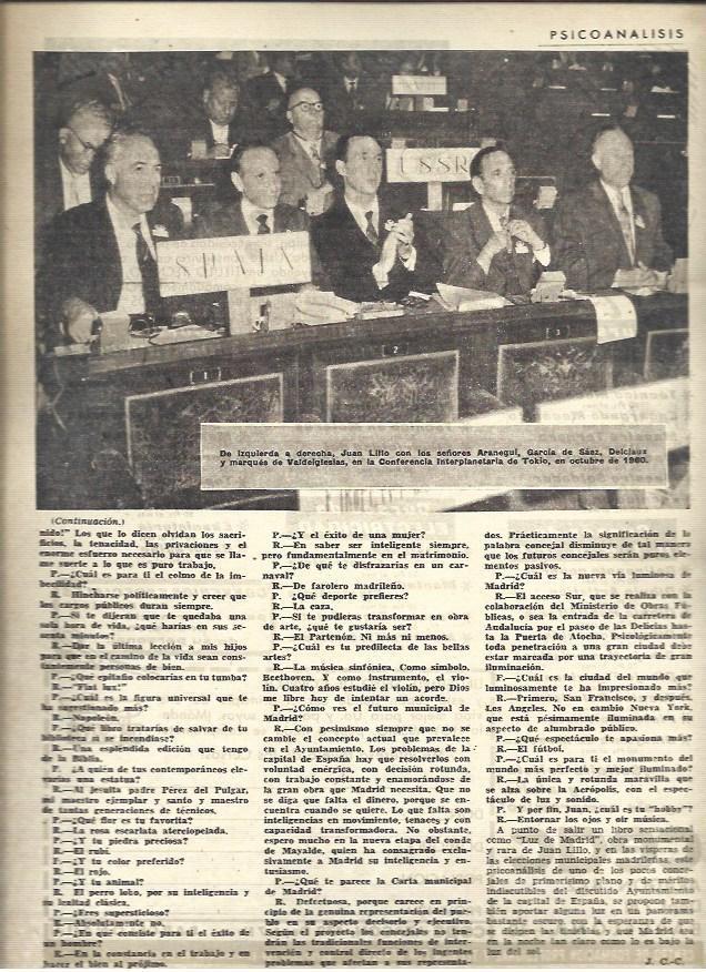 LAMINA 36608: Juan Lillo en la Conferencia de Tokio de 1960