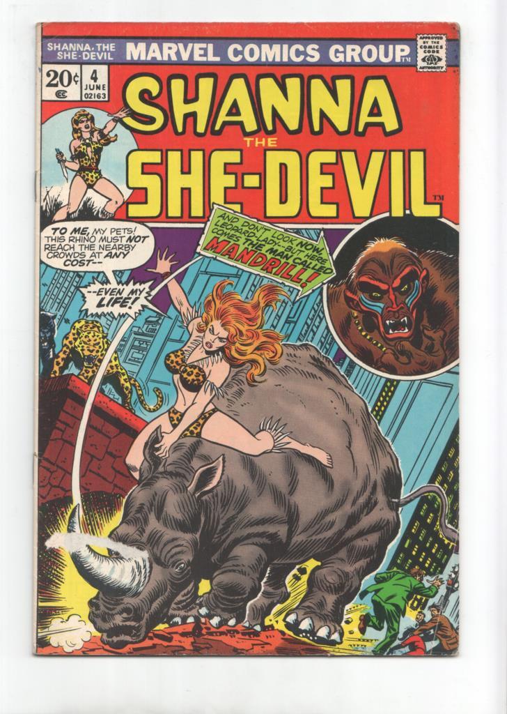 Shanna the She-Devil numero 04: Cry Mandrill