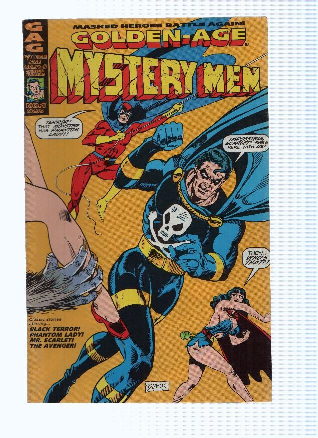 AC Comics: GOLDEN AGE MEN OF MYSTERY, Numero 01: THE BLACK TERROR (AC Comics 1996)