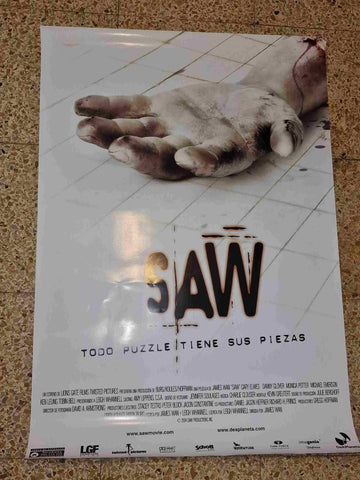 Poster de cine: Saw de James Wan (numerada 2)