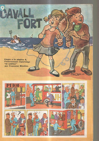 Cavall Fort numero 089, abril 1961: El telefon- Jocs valents- Els galifardeus- 