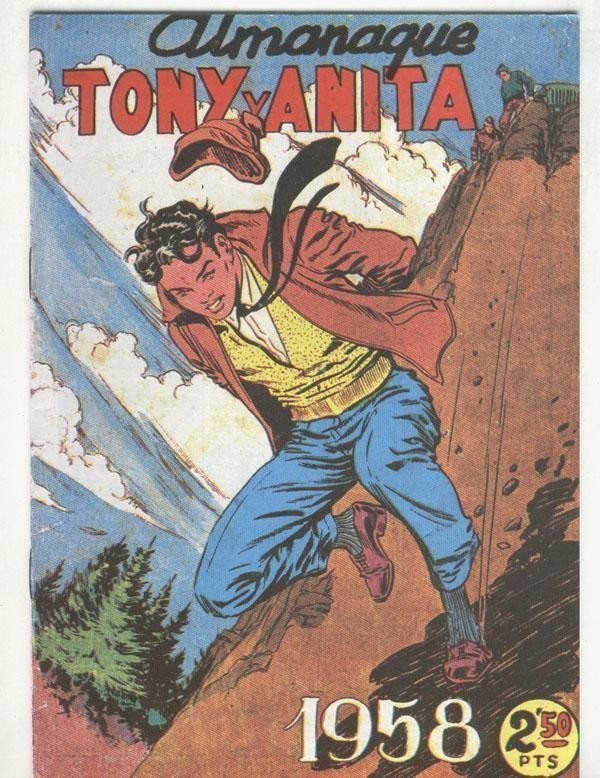 Facsimil: Tony y Anita almanaque 1958: Una aventura