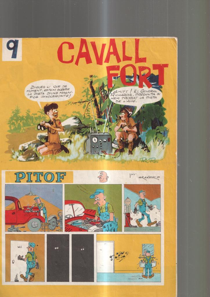 Cavall Fort numero 009, 1961: Pitof- Coses que no pot fer el gos- Avio perdut a la 