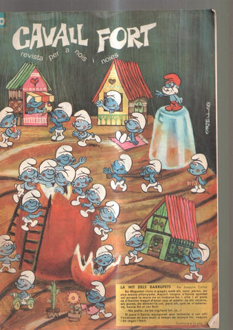 Cavall Fort numero 130, 1970: La nit dels Barrufets- L avi Quim- M he fet can-