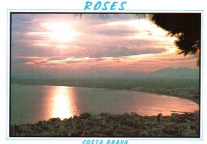 POSTAL PV11640: Puesta de Sol en Roses